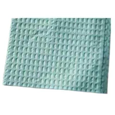Tidi Patient Bibs BLUE 13" x 18" 3-Ply Paper/1-Ply Poly 500/Cs.