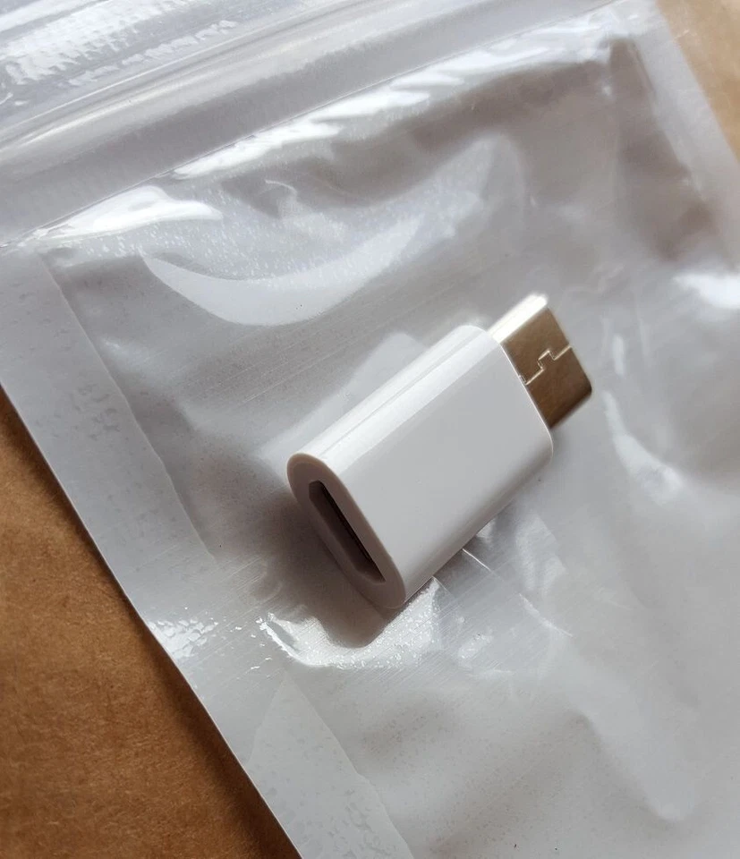 Подлинный LG USB-C (тип-C) на Micro USB телефон конвертер зарядное устройство адаптер - Изображение 3 из 4