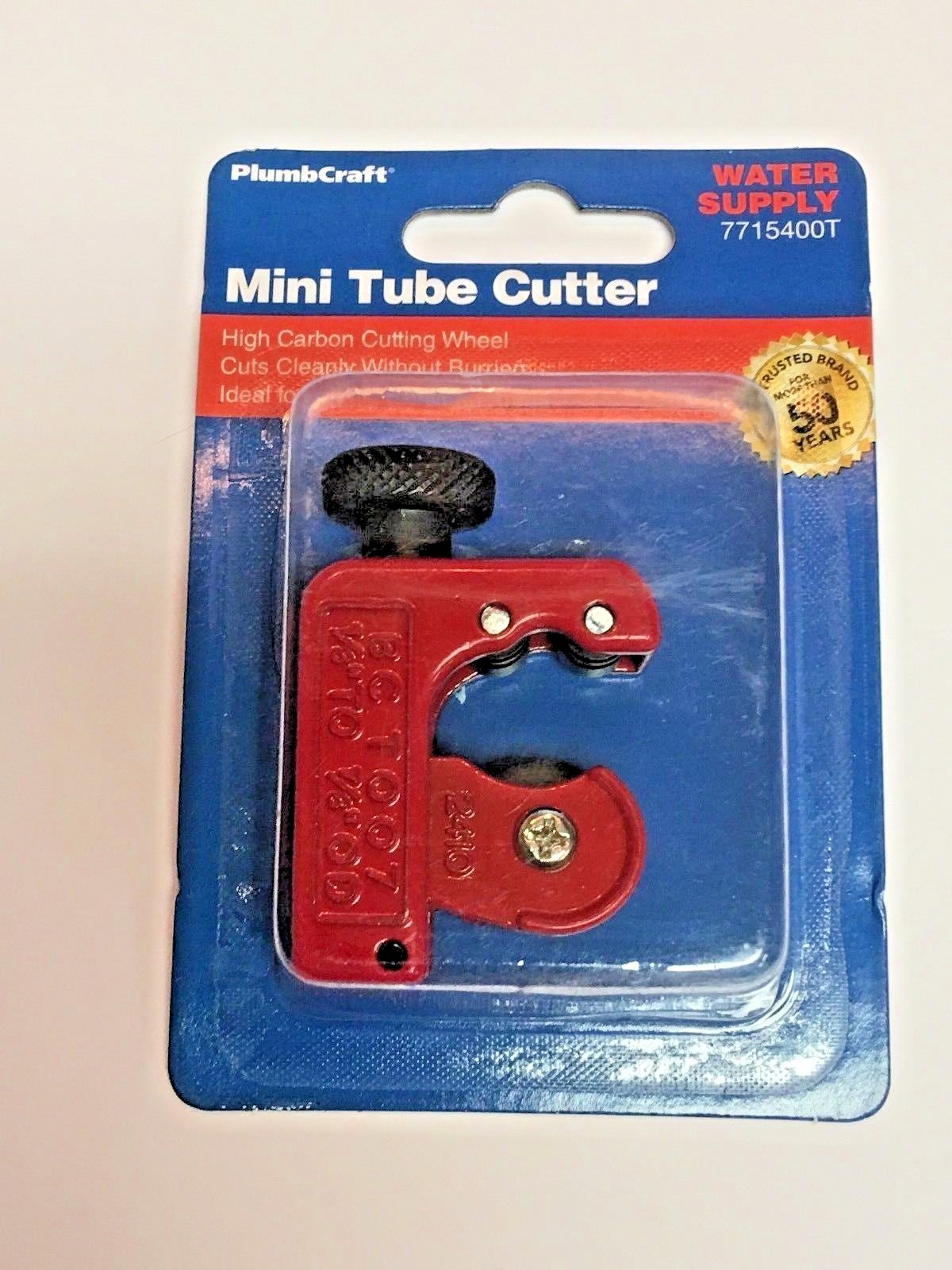 Mini Tubing Cutter Cuts 1/8" to 7/8" O.D. Close Quarters Plumb Craft