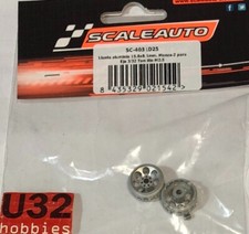 Scaleauto Sc-4031d25 Wheel 15.8x8.5mm Monza-2 Alum. Axle 2.38mm Screw M2.5