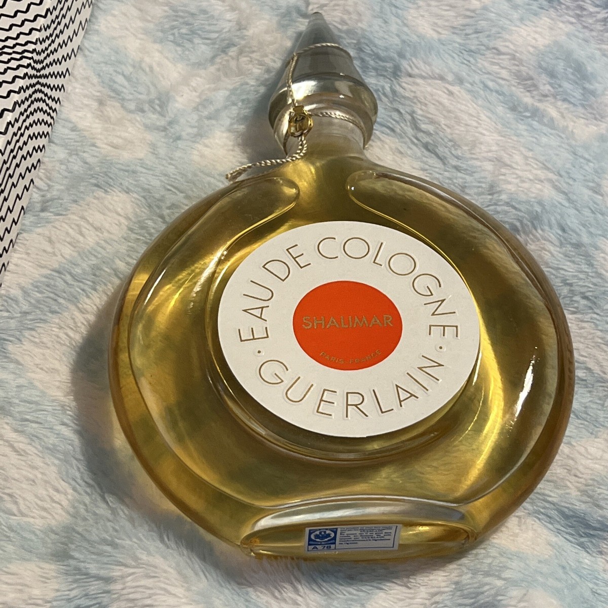 Guerlain Vintage Shalimar Perfume Eau de Cologne 6 oz RARE No. 306