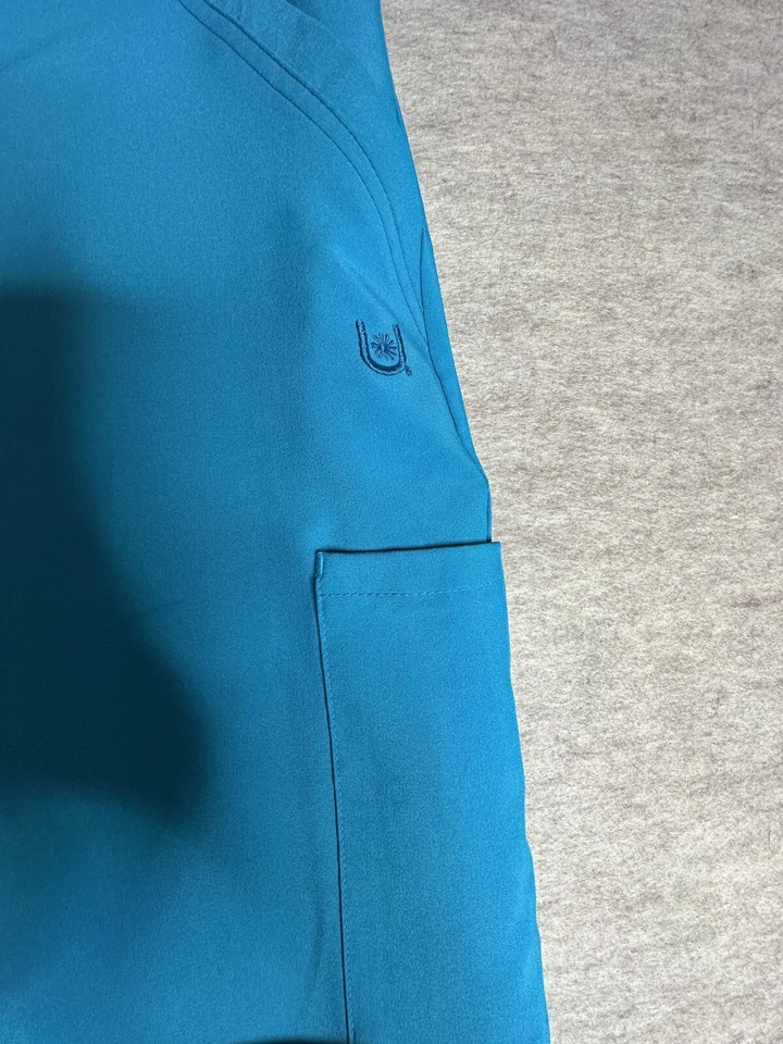 Pantalón Urbane Performance Scrub para mujer PXS cargo turquesa Foto 3 de 4