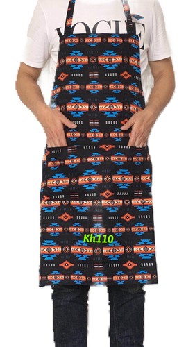 Southwest Navajo Chef Apron With Pockets Grill /Kitchen/ BBQ - Picture 2 of 7