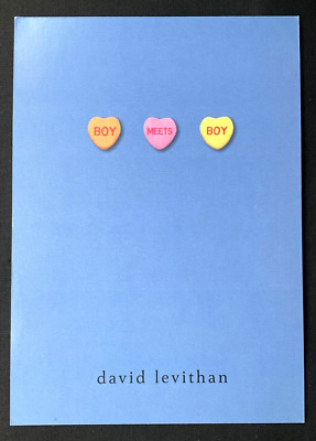 Boy Meets Boy, David Levithan, Advertising Art, Max Racks (2003) Vtg Postcard