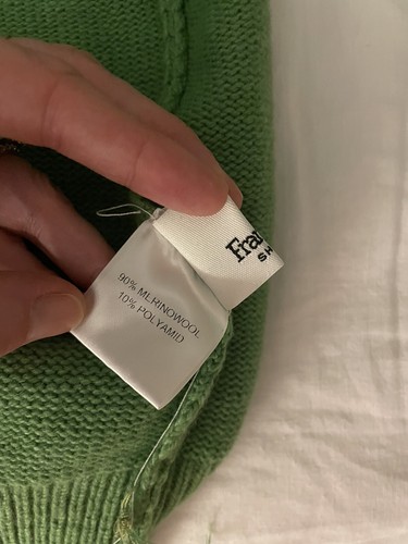 THE FRANKIE SHOP Joya Merino Wool Turtleneck in Green (Size S) - Picture 8 of 9