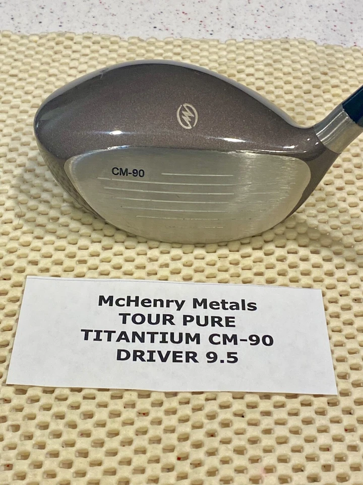 McHenry Metals TOUR PURE CM-90 Titanium 9.5 Deg Driver RH ~ S Graphite Shaft - Image 2 of 4