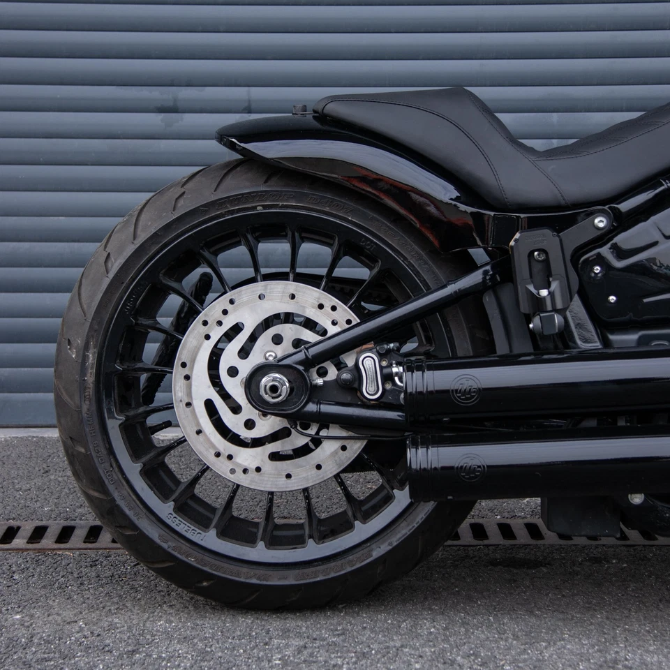 Hoprousa 18x8.5 Black Rear Wheel for 2018+ Harley Fatboy & Breakout Aluminum Foto 4 de 4