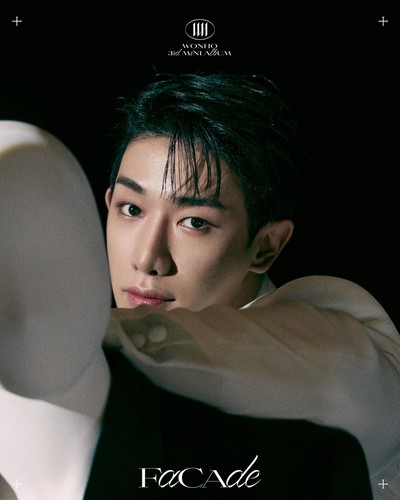 K-POP WONHO 3rd Mini Album FACADE Jewel 3Ver SET CD+16p Book+P.Card+F.Poster - Imagen 6 de 12