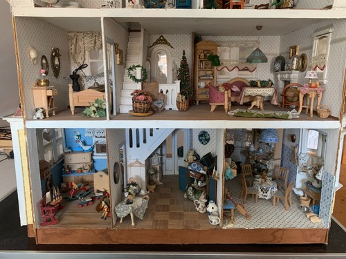 Puppenhaus - Amerikanisches ;andhaus - 3 Etagen - Bild 5 von 13