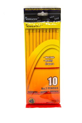 48 Packs of 10 No. 2 Pencils