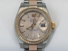Rolex Datejust 2Tone Rose Gold Fluted Bezel 179171 Wristwatch (AP1102006)