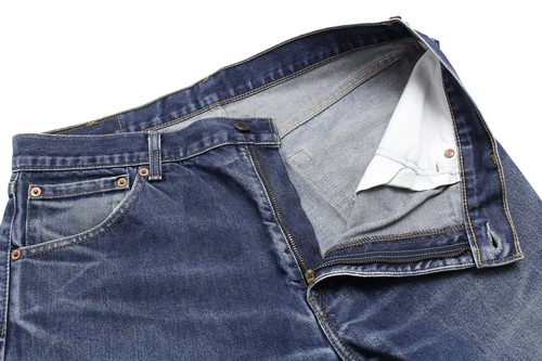Jeans Levi's 521 02 Uomo W38/~L30* Regolare Dritto Fit Whiskers Denim Sbiadito - Picture 4 of 14