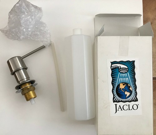 Jaclo Heavy Duty Pump Soap or Lotion Dispenser Deck Mounted 6025 SN Satin Nickel - Picture 5 of 9