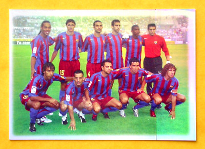 FC BARCELONA / TEAM 2005-2006 / MUNDICROMO / RONALDINHO, XAVI