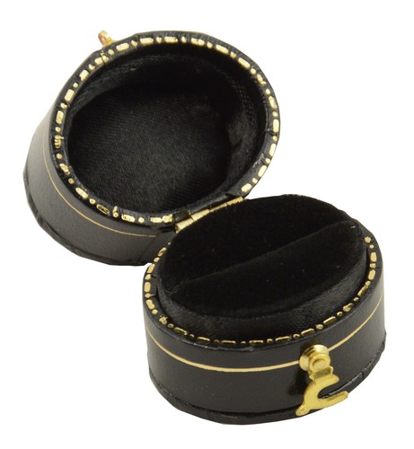 Jewelry Ring Box Victorian Antique Style Jewellery Ring Boxes for Smaller Rings - Picture 11 of 12