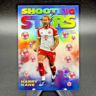 Harry Kane 2023-24 Topps Chrome UCC #98-15 Shooting Stars Refractor Bayern NM-MT