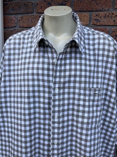 R. M. Williams Mens Short Sleeve Cotton/Linen Casual Shirt # Sz: 3XB - Picture 9 of 12
