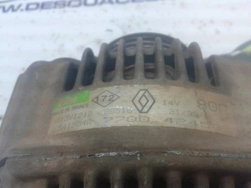 7700424583 Alternatore per RENAULT MEGANE I CLASSIC (LA0) 1.6e RN 1998 1901042 - Foto 4 di 10