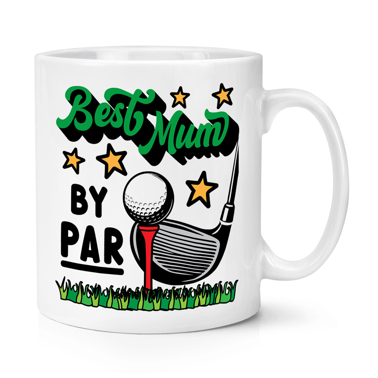 Best Mum By Par Golf 10oz Mug Cup Mother's Day Day Awesome Grandad Golfer Golf