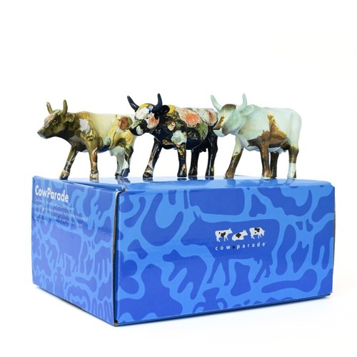 JUEGO DE 3 COWPARADE - ARTPACK MASTER COLLECTION - VACAS COLECCIONISTAS TALLA ESPECIAL Je 10x6 CM - Imagen 3 de 3