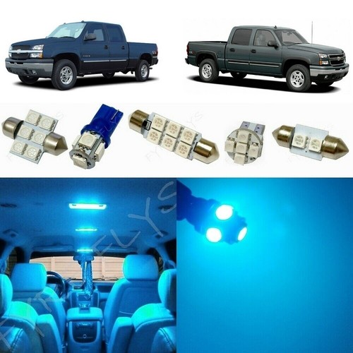 12 Ice Blue LED interior package for 1999-2006 Chevy Silverado &GMC Sierra CS4iB - 第 1/4 張圖片
