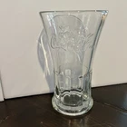 Vintage Libby Clear Coca Cola Fluted Heavy Soda Glass ~ 6 1/4” 12oz