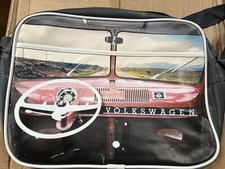 VW Collection - Volkswagen Hippie Bus T1 Camper Van Shoulder Bag (Red)