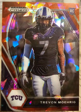 2021 Panini Prizm Draft Picks Red Ice Trevon Moehrig RC #146 Baltimore Ravens