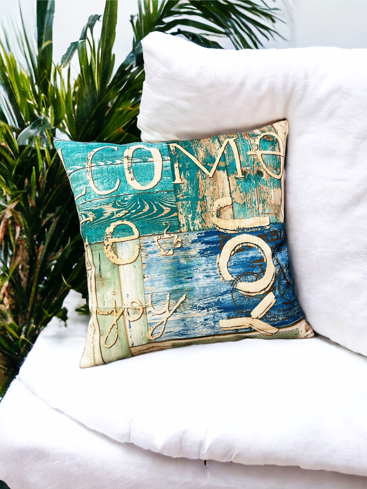 Yorkshire Terrier Kissenbezug 40x40cm - Niedlicher Hund Im Garten Design