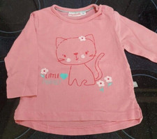Rosanes Katze Langarmshirt - Gr.68 - Liegelin...