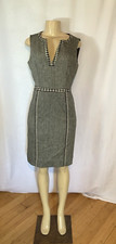 Tory Burch Women's Midi Dress Wool with Polyester A-Line Size 4