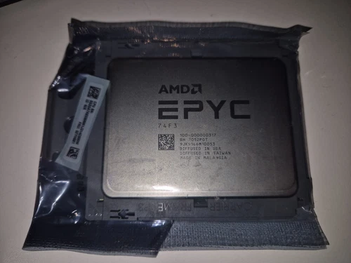 Unlocked Amd epyc 74F3 24 cores 48 threads 4ghz sp3 240w CPU processor