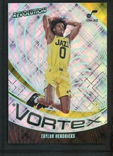 2023-24 TAYLOR HENDRICKS 14/99 PANINI REVOLUTION COSMIC VORTEX