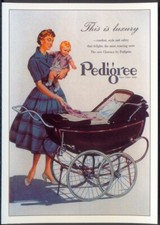 Modern Postcard: This is Luxury - a PEDIGREE Pram. (Opie 01HW06). Free Post