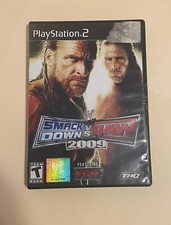 WWE Smackdown vs. RAW 2009 PS2 Sony PlayStation 2 Complete w/ Manual