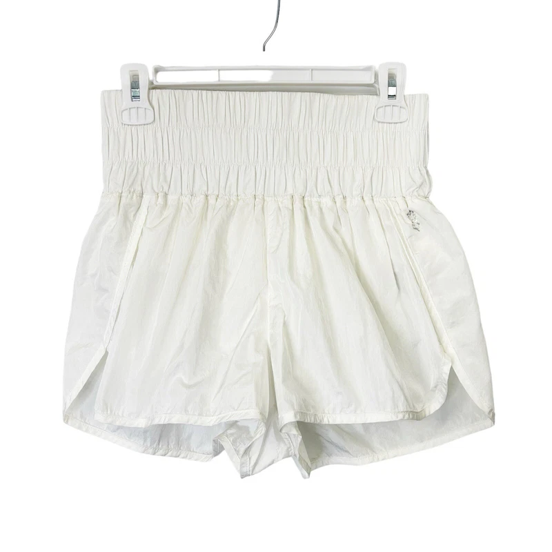 free-people-movement way home smocked shorts