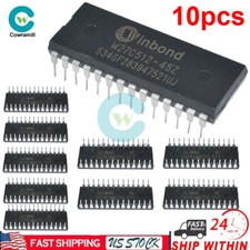 10PCS W27C512-45Z W27C512 DIP IC EEPROM 512KBIT 45NS Winbond EEPROMs New