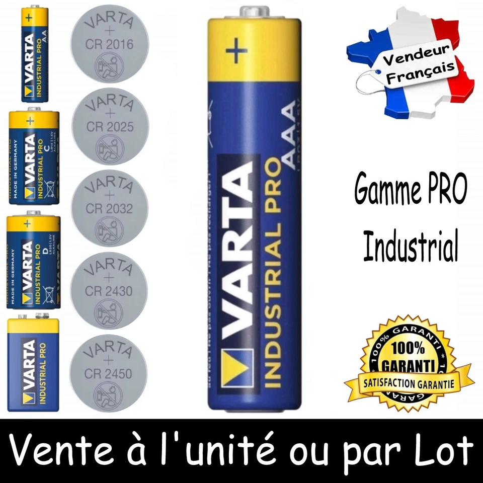 Piles VARTA au choix LR03 LR6 LR14 LR20 6LR61 CR2016 CR2025 CR2032 CR2430 CR2450