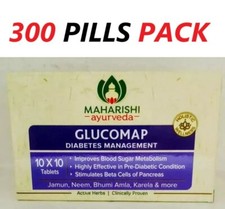 3 X Maharishi Ayurveda Glucomap 300 Tabs FREE SHIPPING