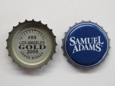 Bottle Crown Crown Cap ~ Boston Beer SAMUEL ADAMS 2006 Gold