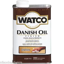 (4)-Qt Watco Danish Oil Wood Stain Sealant Finish A65741