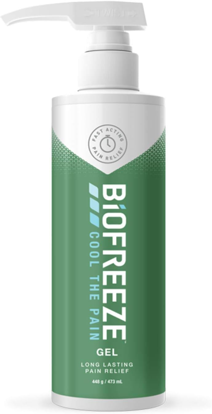 Biofreeze Pain Relieving Gel, 473ml, Pain Relief Gel, Cooling Gel, Muscle Pain