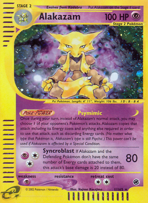 Alakazam (1/165) [Expedition: Base Set] | eBay
