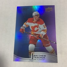 Matthew Tkachuk 2021-22 Upper Deck Allure #R-98 Blue/Purple Rainbow /199 CLEAN!