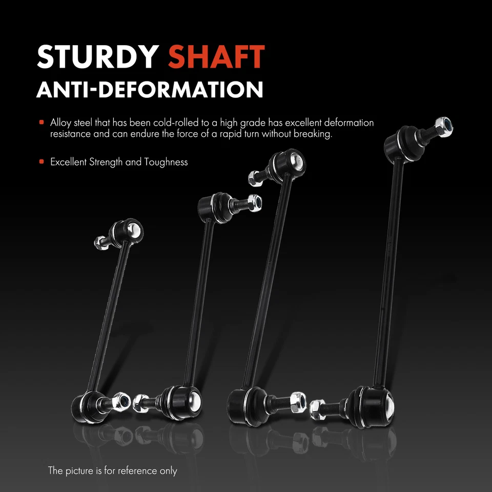 4x Link de barra estabilizadora dianteira e traseira para Suzuki Forenza 2004-2008 Reno 2005-2008 - Imagem 3 de 4