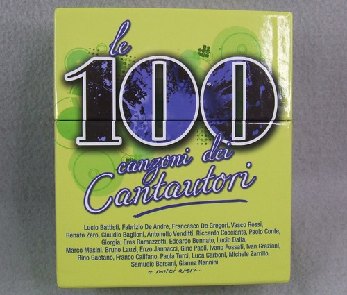Le 100 Canzoni dei Cantautori (5 CD Box Set) Italian Singer-Songwriters - 第 1/11 張圖片