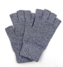 New Pure Cashmere Wool Gloves Man Women Half Finger Fingerless Gloves Mittens