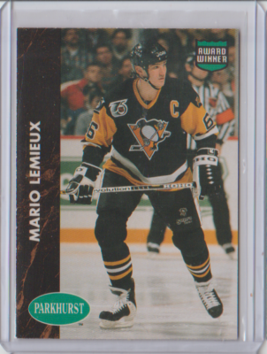 1991-92 Parkhurst Collectibles Insert #PHC7 Mario Lemieux