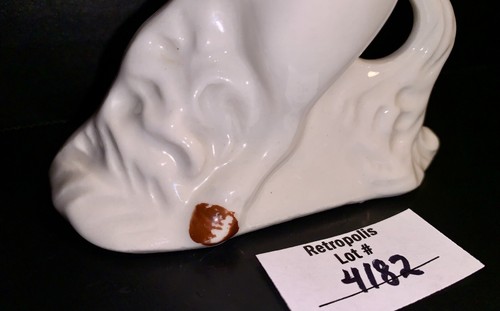 Estatuilla de porcelana vintage mítica UNICORNIO Brasil blanca 6,25" de alto - Imagen 7 de 11