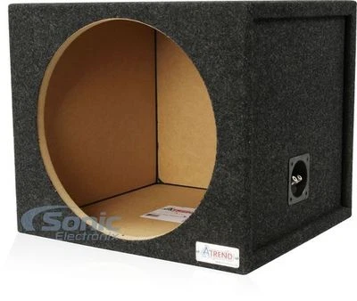 Atrend 15SQ Single 15" Sub Box Pro Series Sealed Subwoofer Enclosure